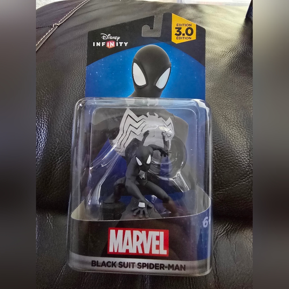 Disney Infinity 3.0 Marvel Black Suit Spider-Man  *Sealed* New Box In Mint Cond
